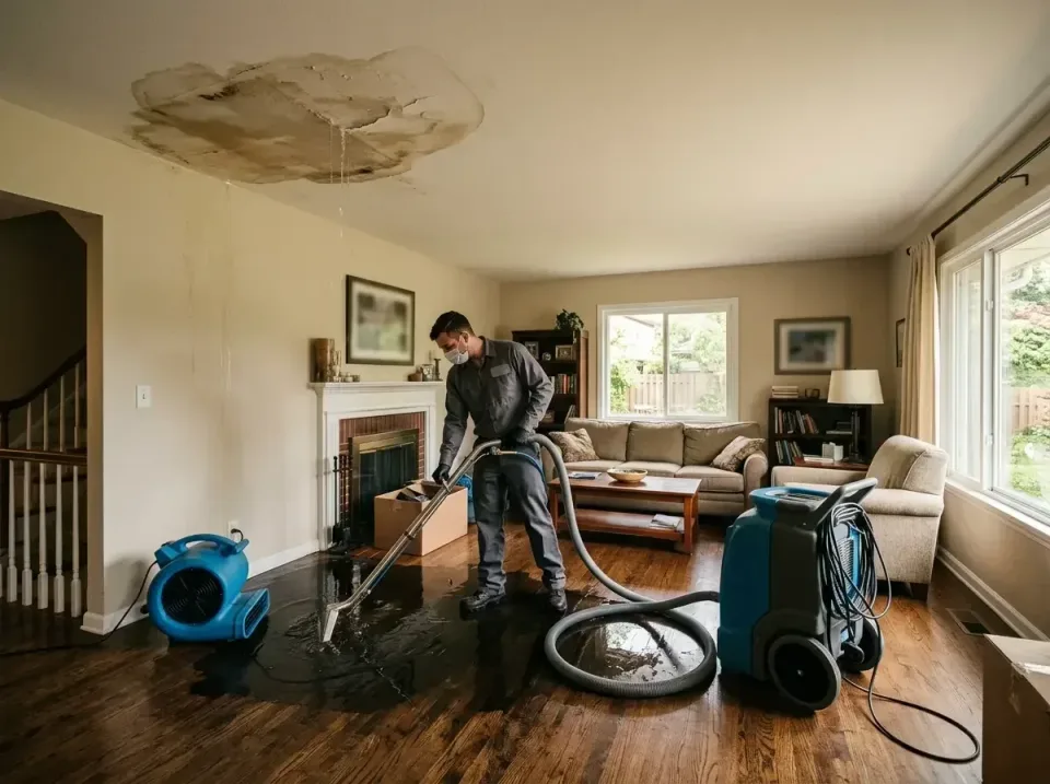 attic-pipe-burst-ceiling-drip-008 — frequently asked questions, Water Damage Restoration & Carpet Care in Geneva, NY